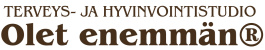 olet enemman terveys ja hyvinvointistudio tekstilogo